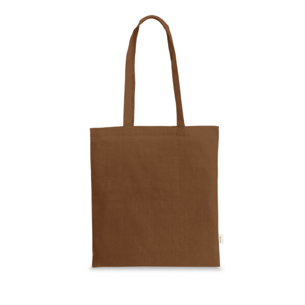 SL044 - Sacola em 70% algodão reciclado e 30% poliéster reciclado (150 g/m²), com alças de 65 cm. - Image 2