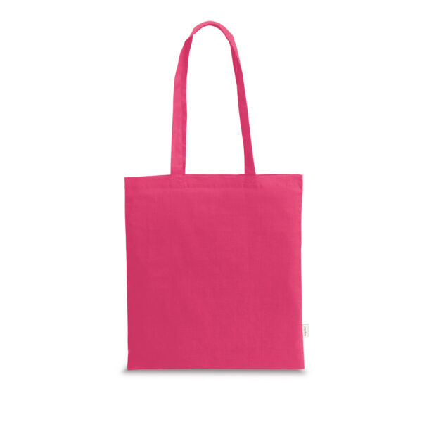 SL044 - Sacola em 70% algodão reciclado e 30% poliéster reciclado (150 g/m²), com alças de 65 cm. - Image 3