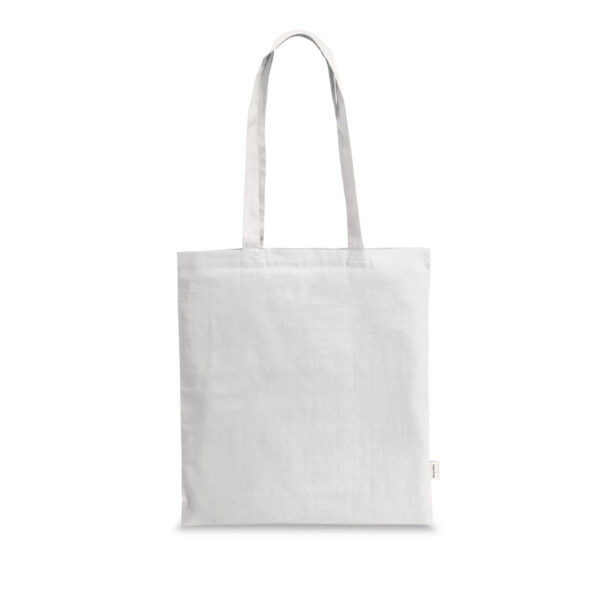 SL044 - Sacola em 70% algodão reciclado e 30% poliéster reciclado (150 g/m²), com alças de 65 cm. - Image 6