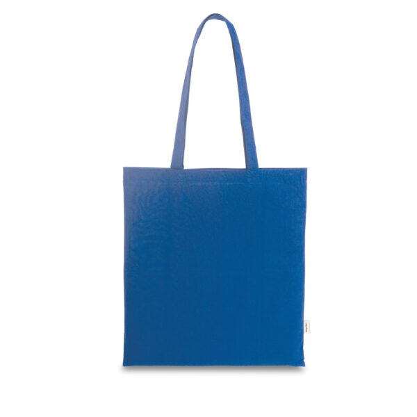 SL044 - Sacola em 70% algodão reciclado e 30% poliéster reciclado (150 g/m²), com alças de 65 cm. - Image 8