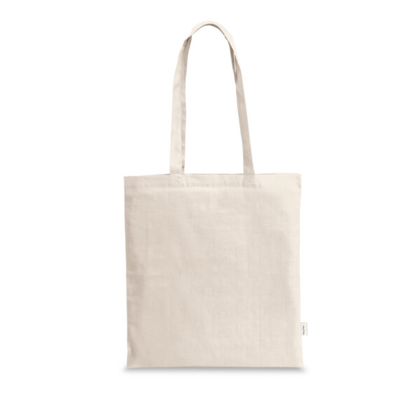 SL044 - Sacola em 70% algodão reciclado e 30% poliéster reciclado (150 g/m²), com alças de 65 cm. - Image 12