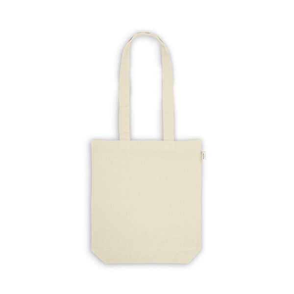 SL061 - Sacola 100% algodão reciclado (140 g/m²) com alças de 75 cm. - Image 2