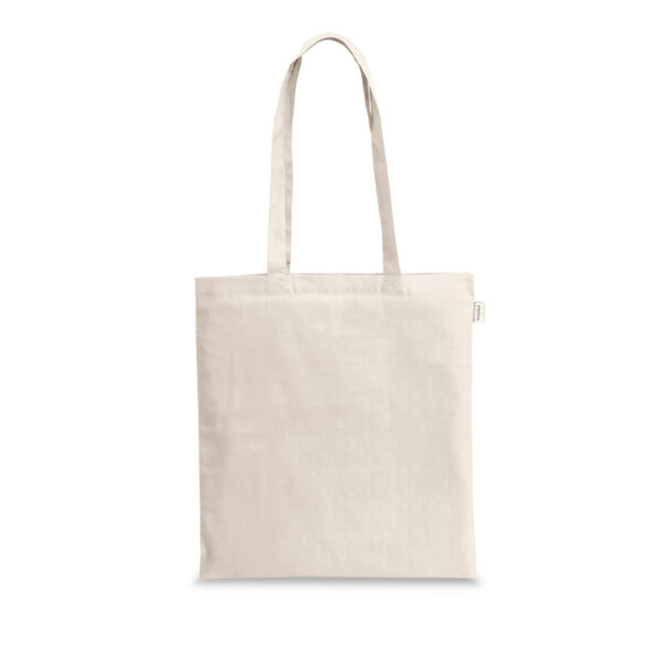 SL060 - Sacola 100% algodão reciclado (180 g/m²) com alças de 65 cm. - Image 2