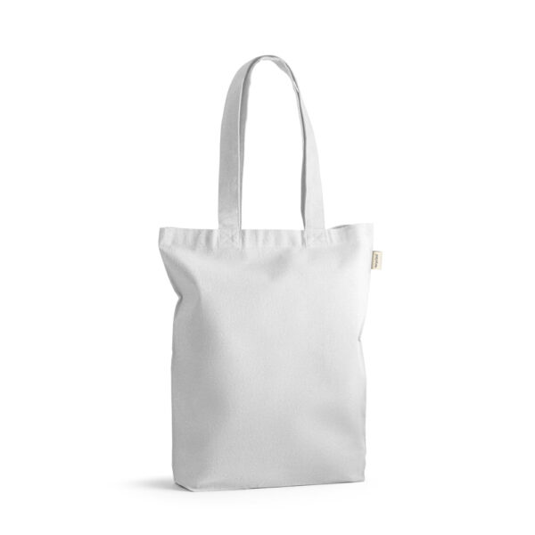 SL053 - Sacola em 70% algodão reciclado e 30% poliéster reciclado (220g/m²). - Image 6
