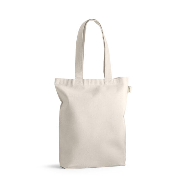 SL053 - Sacola em 70% algodão reciclado e 30% poliéster reciclado (220g/m²). - Image 16