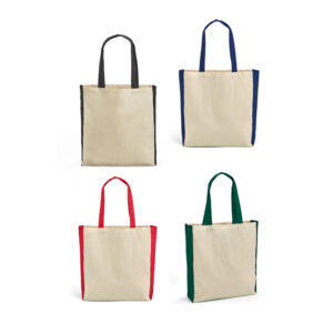 SL031 - Sacola 100% algodão (140 g/m²) com alças de 65 cm.