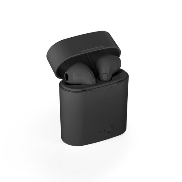 FON012 - Fone de ouvido True Wireless em ABS com microfone e caixa de carregamento de 250 mAh. - Image 4