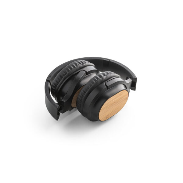 FON009 - Fone de ouvido wireless em bambu e ABS. - Image 4