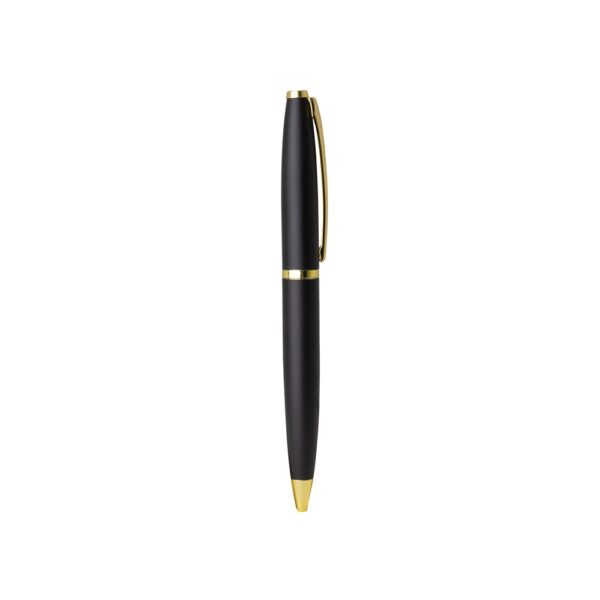 CM026 - Caneta metálica com carga esferográfica azul 1.0mm e acionamento por rotação. - Image 2