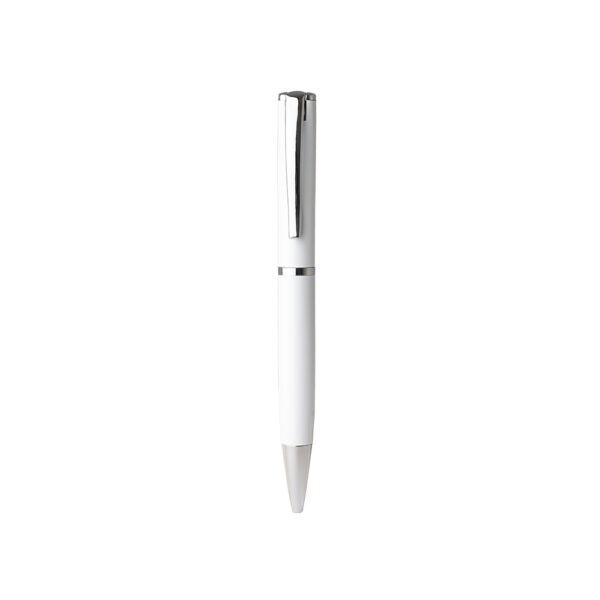 CM027 - Caneta metálica com carga esferográfica azul 1.0mm e acionamento por rotação. - Image 3