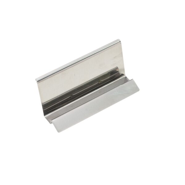 PC013 - Porta celular inox, chapa metálica brilhante. - Image 3