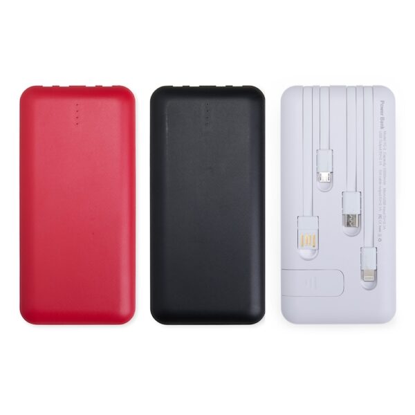 PW022 - Power Bank 10.000mAh com Lanterna e Multissaídas.