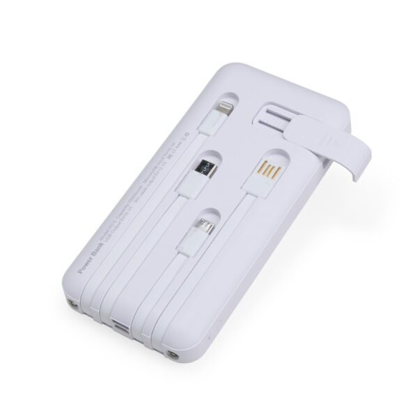 PW022 - Power Bank 10.000mAh com Lanterna e Multissaídas. - Image 3