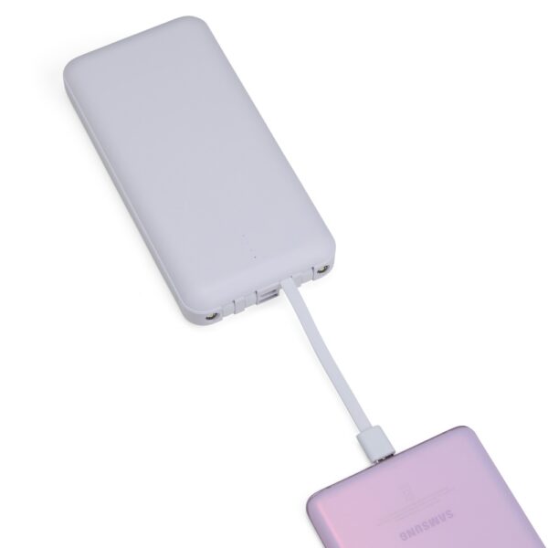PW022 - Power Bank 10.000mAh com Lanterna e Multissaídas. - Image 5
