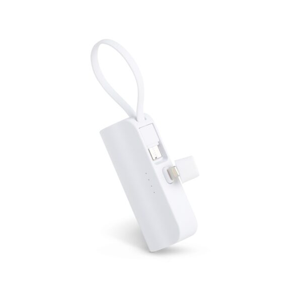 PW015 - Power bank 5.000mAh plástico com indicadores de bateria em LED. - Image 4